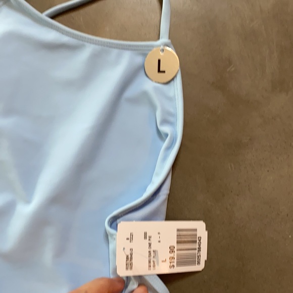 Forever 21 baby blue mesh side panel bathing suit - Picture 4 of 5